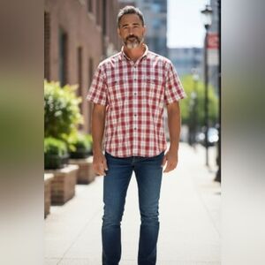 Carhartt Men's Size XL Button Up Original Fit Shirt